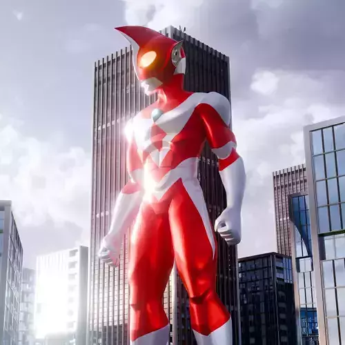 Ultraman Zearth Stylized 3D Model 