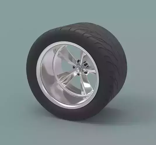 Rear sport wheel 3D model