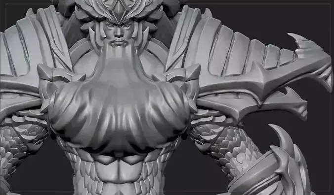 RPG Character Creature Poseidon