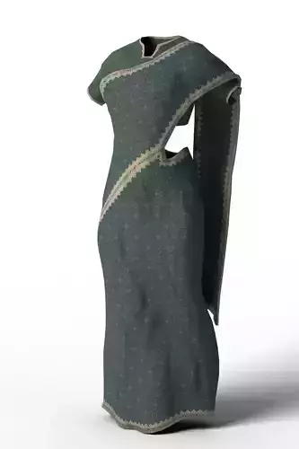 Traditional Indian or South Asian women draped Saree