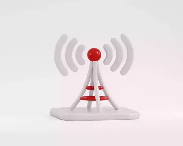 Cartoon Telecommunication Tower