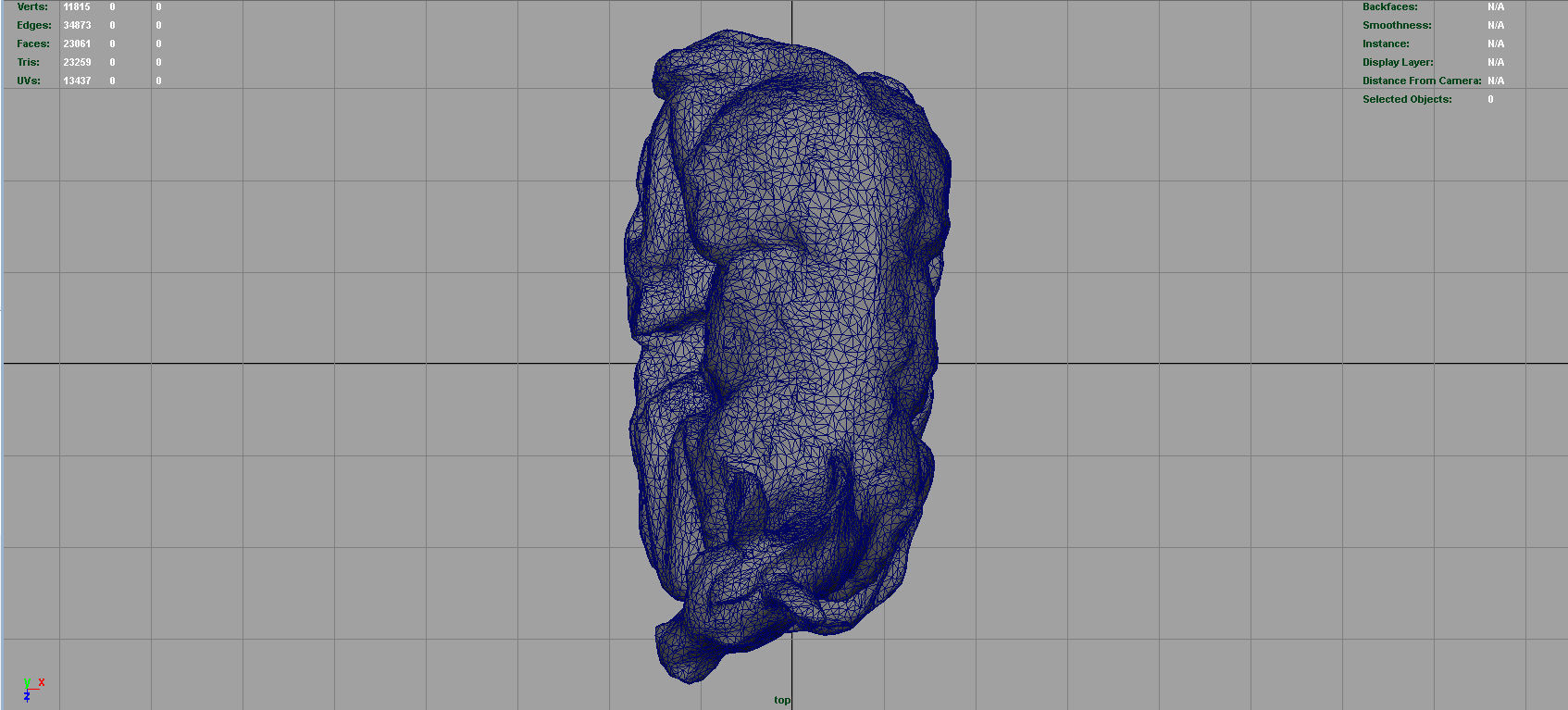 Donkey Low-poly 3D model_8