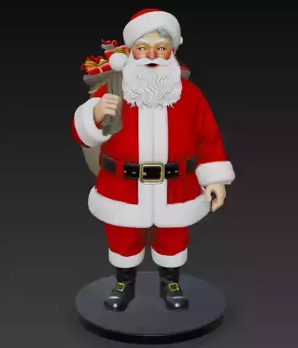 Santa Claus 3D Model 3D Print