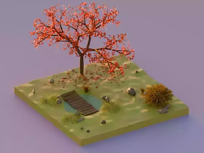Autumn low poly