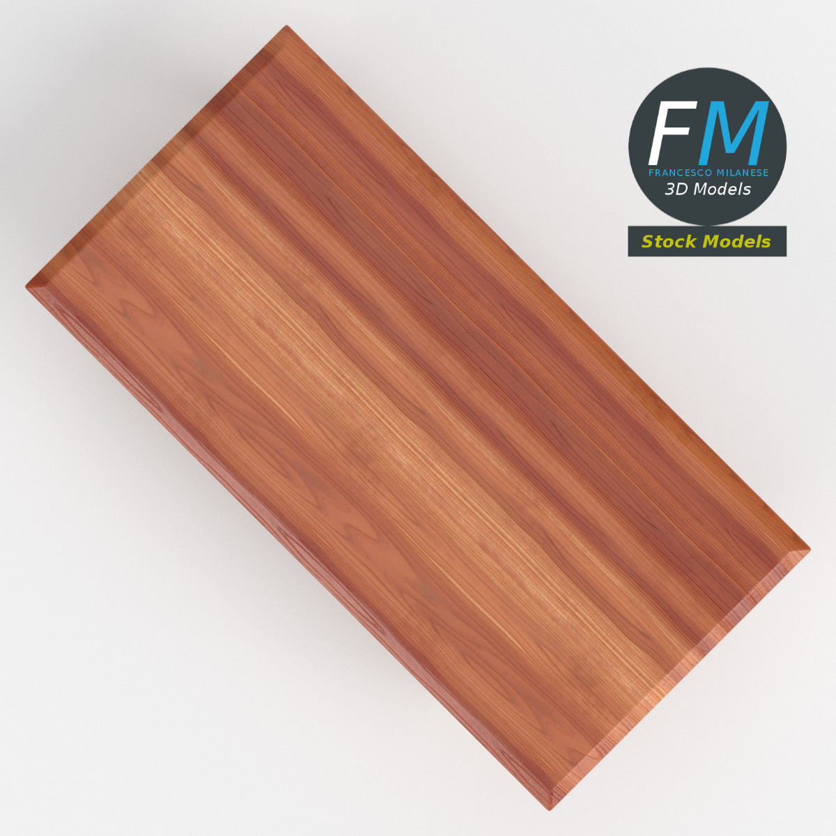 Table desk 9 3D model_6