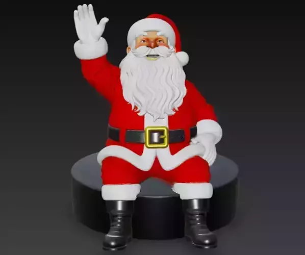 Santa Claus 3D Model