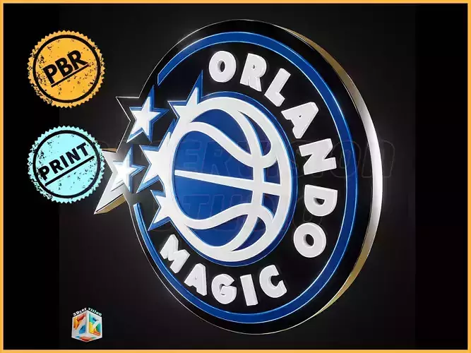Orlando Magic logo - Cinematic - 3D print