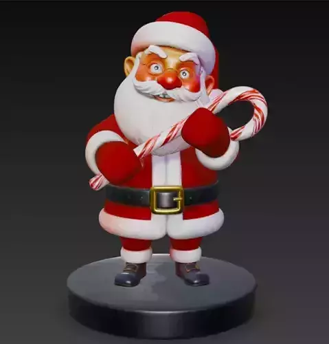 Santa Claus 3D Model 3D Print