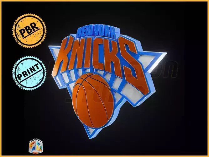 New York Knicks logo - Cinematic - 3D print