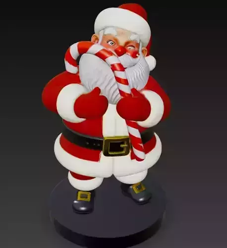 Santa Claus 3D Model 3d print
