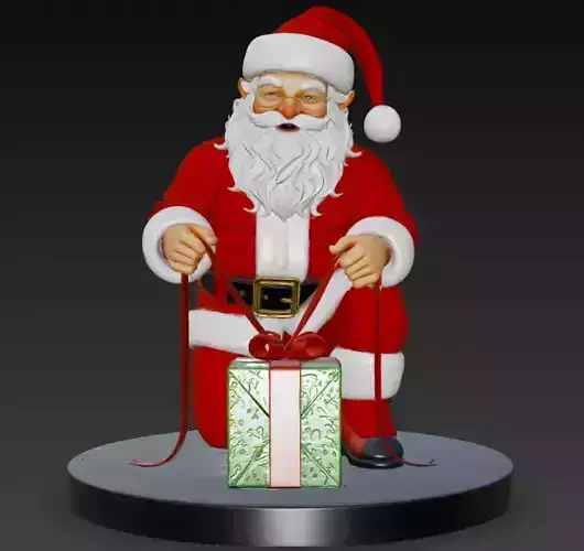 Santa Claus 3D Model 3d print
