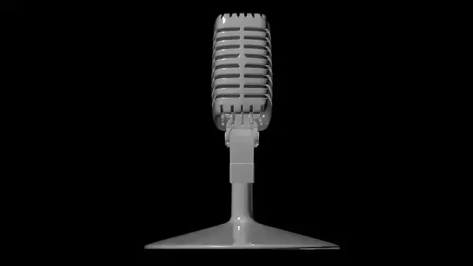 Retro tabletop Microphone