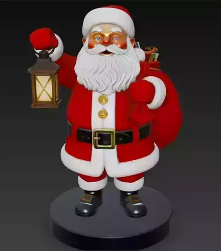 Santa Claus 3D Model 3d print