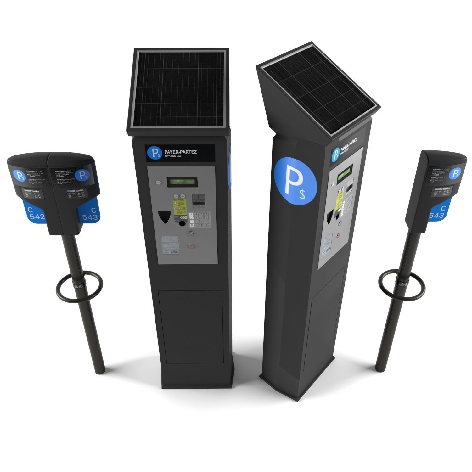 Parking Meter 3D model_3