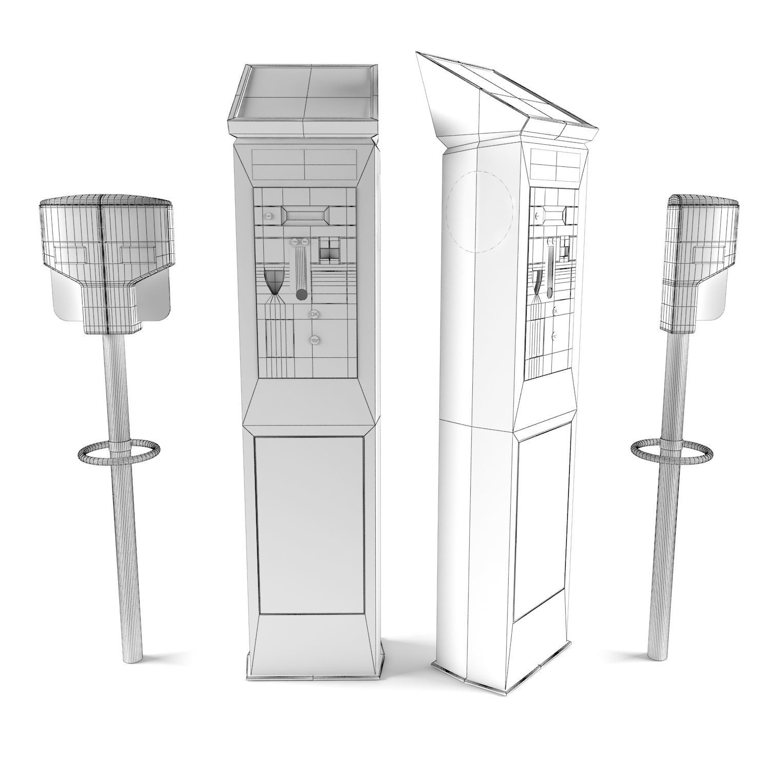 Parking Meter 3D model_1