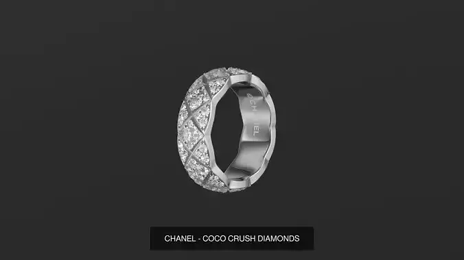 CHANEL - COCO CRUSH - RINGS 3D Model Collection