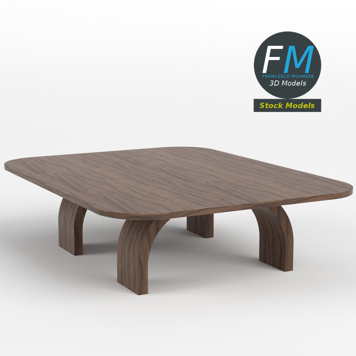 Table desk 14 3D model_4