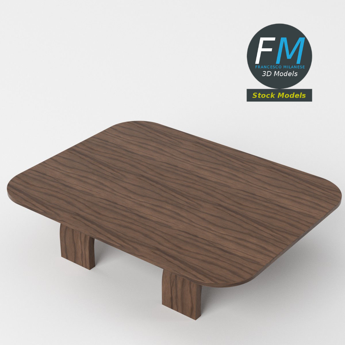 Table desk 14 3D model_5