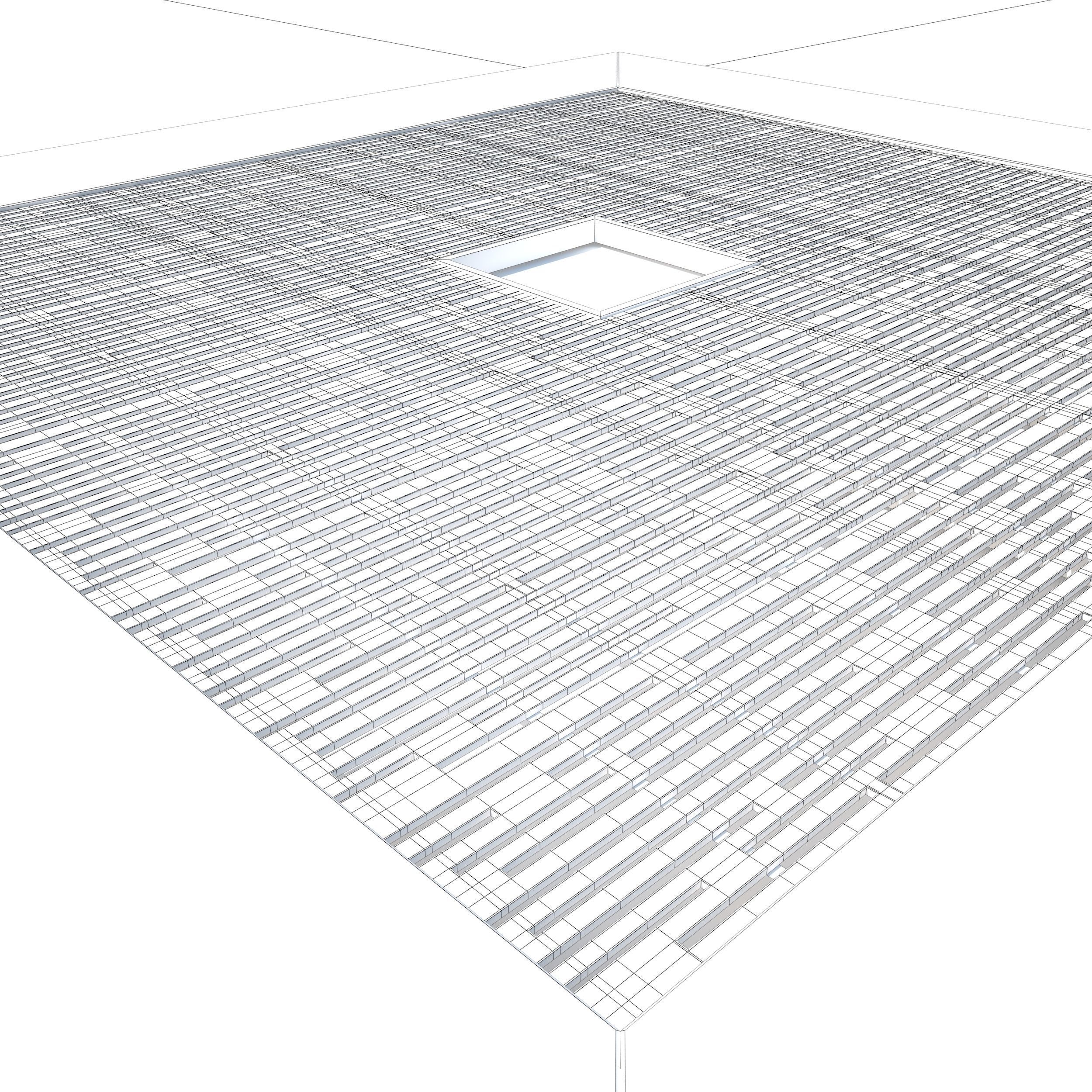 Tree Grate 01 3D model_2