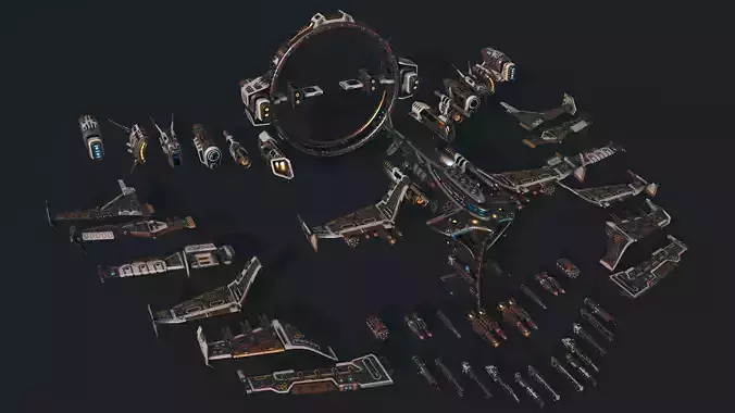 Spaceship 06 Modular Pack