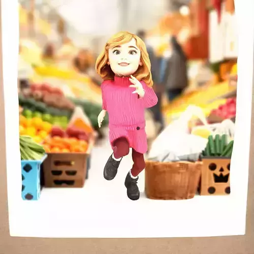 Charming Pink Sweater Child model pack