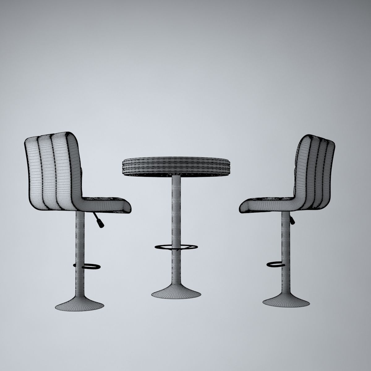 Set for Bar 3D model_8