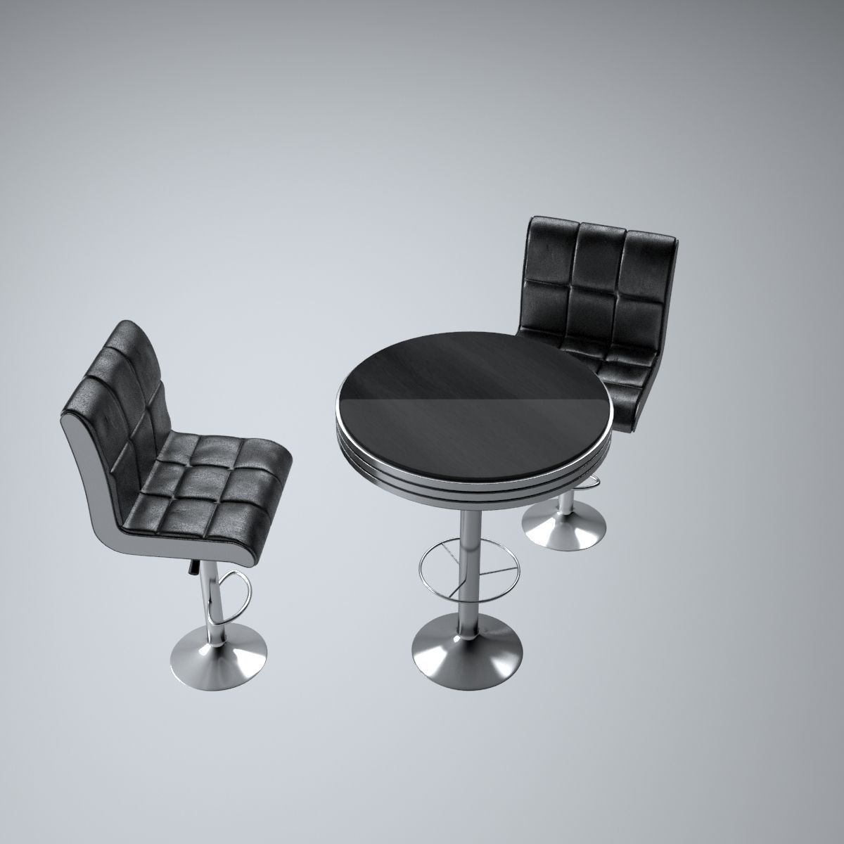 Set for Bar 3D model_3