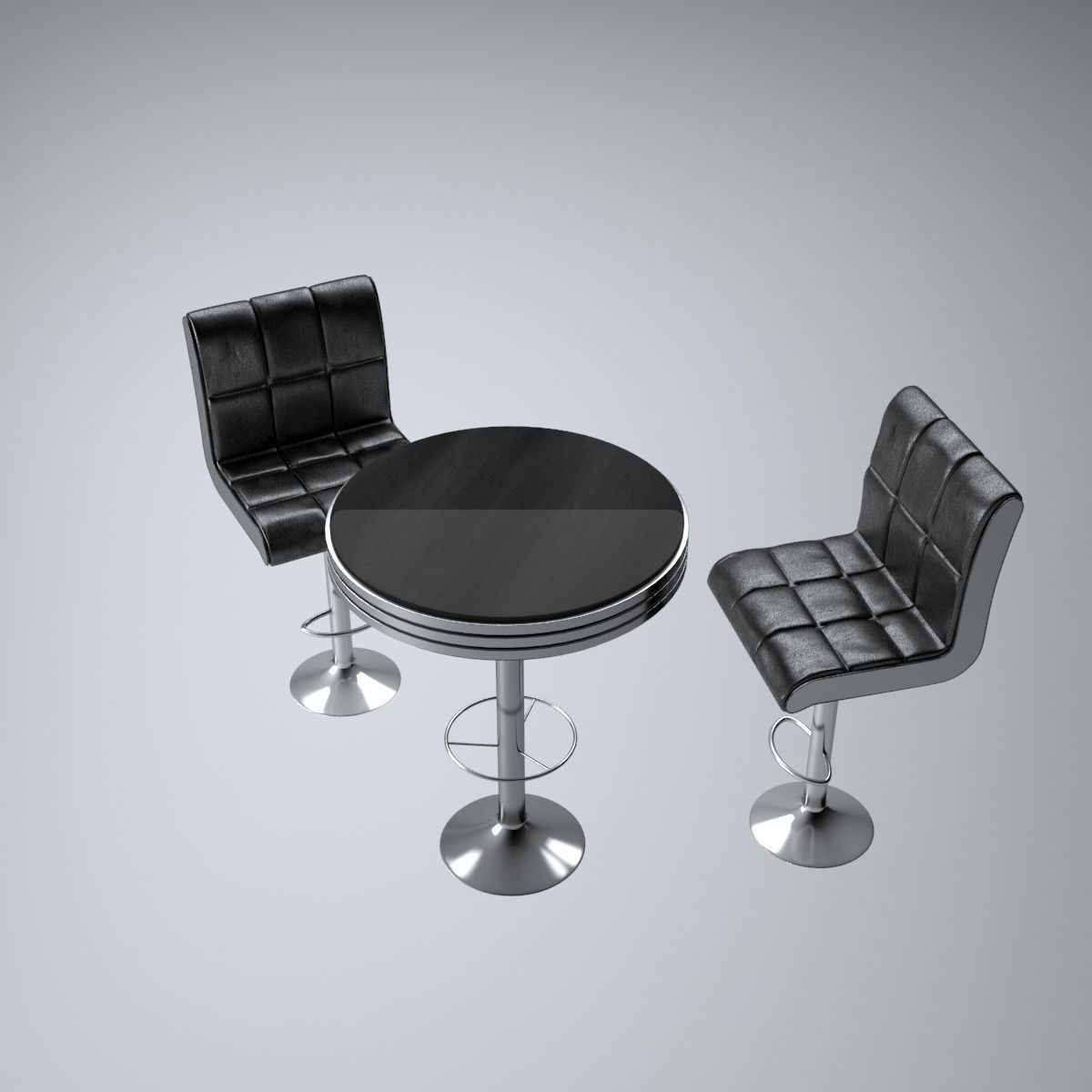 Set for Bar 3D model_1