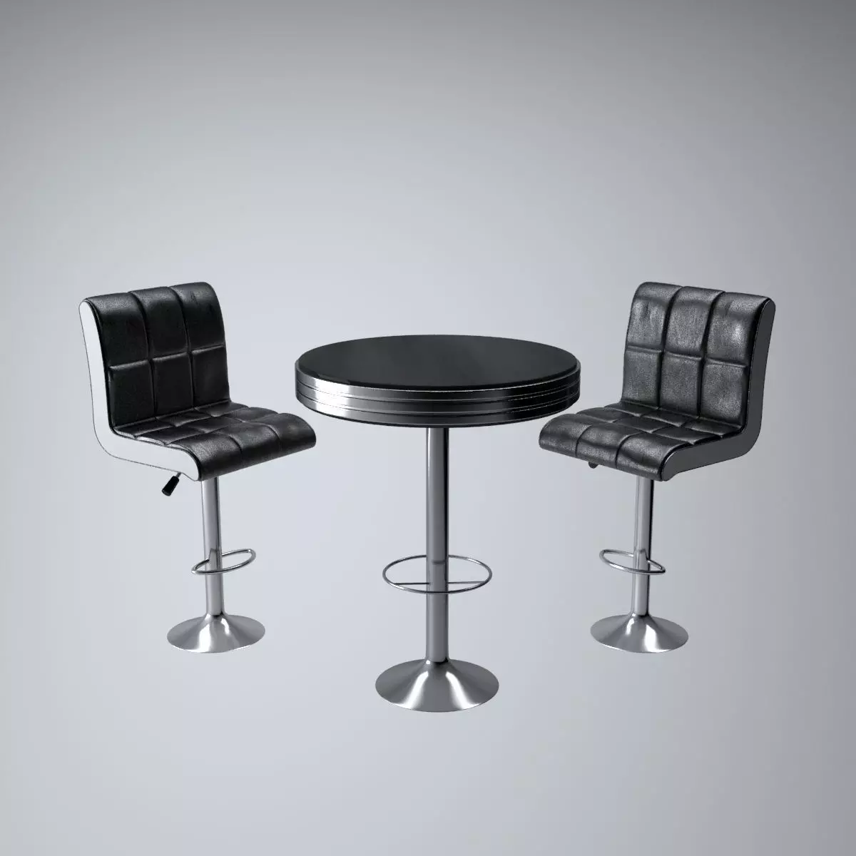 Set for Bar 3D model_0