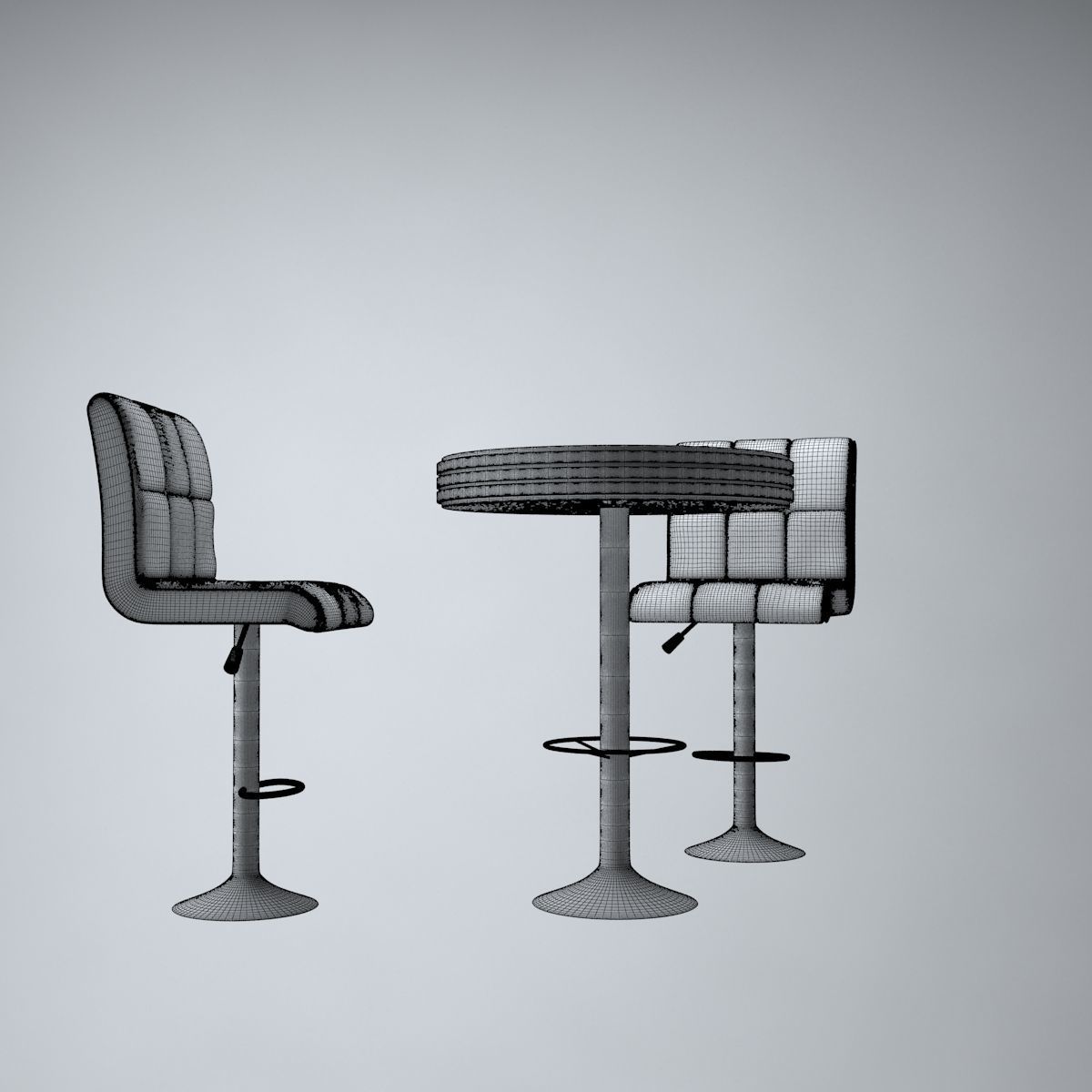 Set for Bar 3D model_9