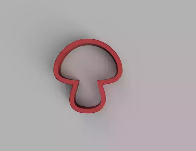 3D Mushroom Stamp Perfect for Clay and Ceramic