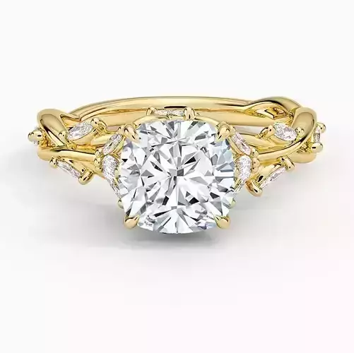 Secret garden diamond ring 