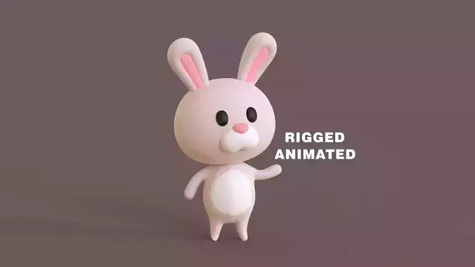 Little Funny Bunny Animated 
