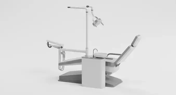 Dental Chair - Stomatology Examination Station 3D model 4