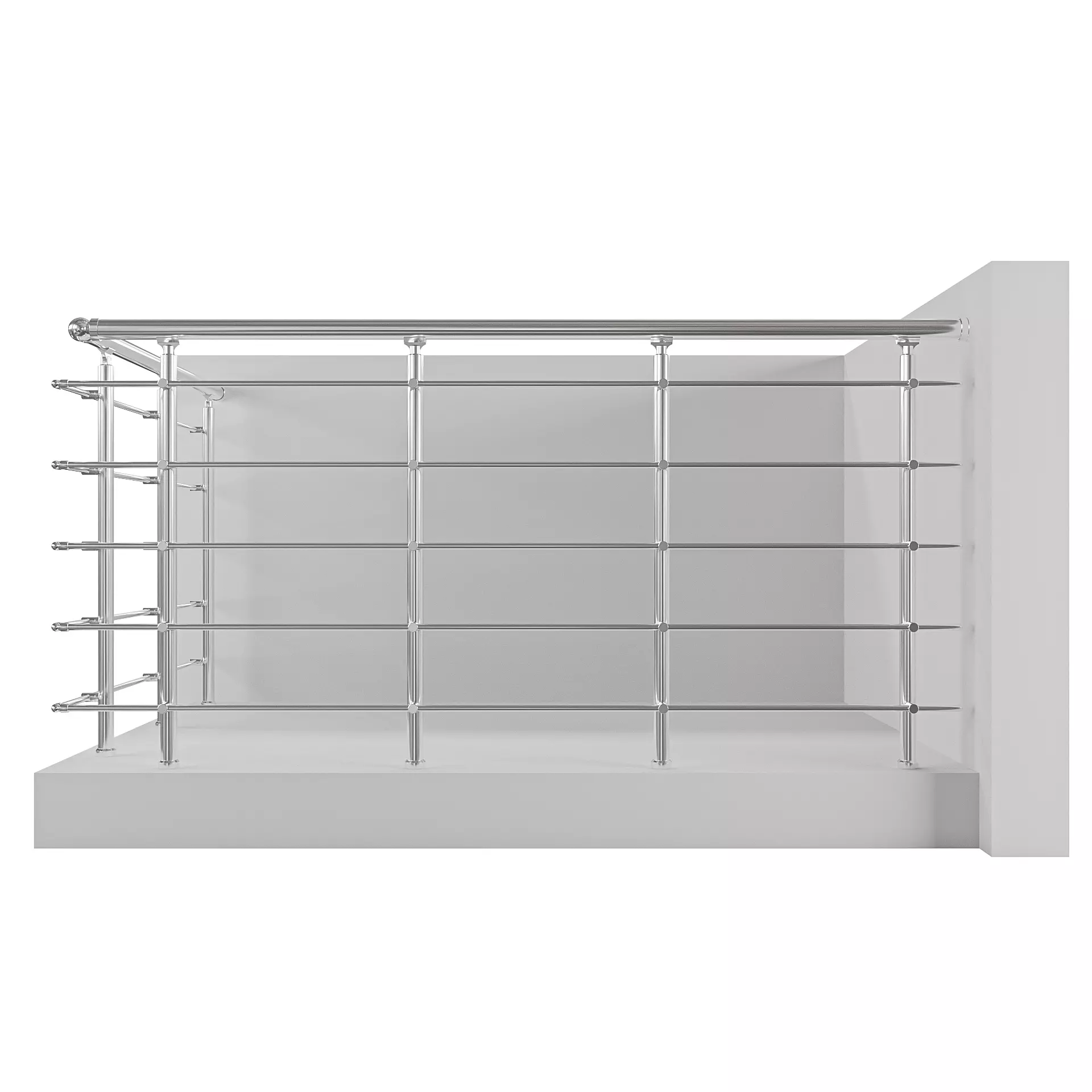 Aluminum Railing System - RS10 3D model