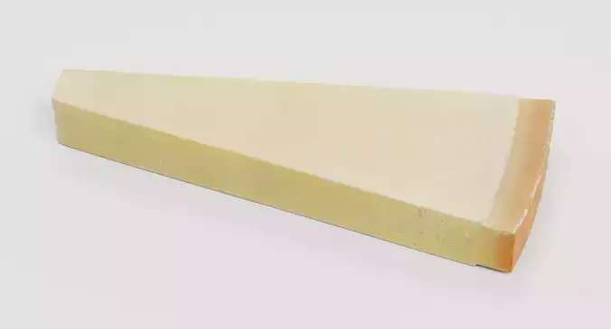 Hard Cheese - Italian-Style Aged Wedge  3D model 4