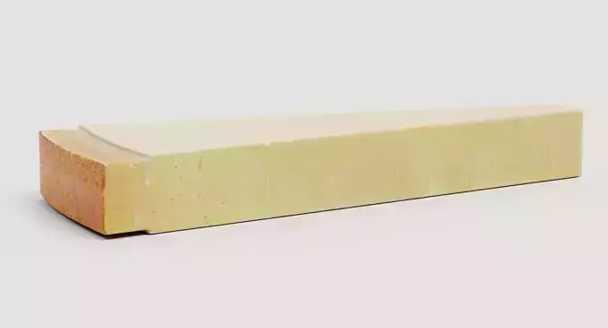 Hard Cheese - Italian-Style Aged Wedge  3D model 6
