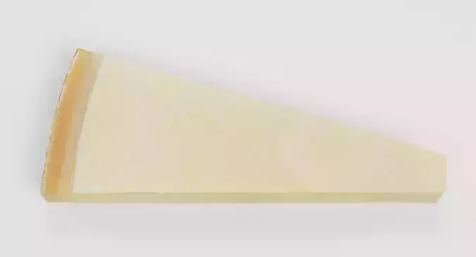 Hard Cheese - Italian-Style Aged Wedge  3D model 2