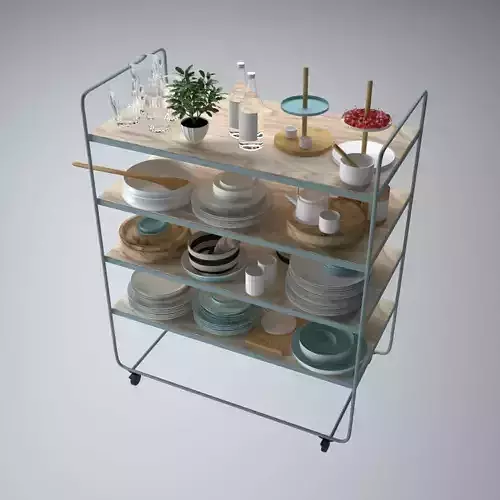 Kitchen Tableware Set Stand