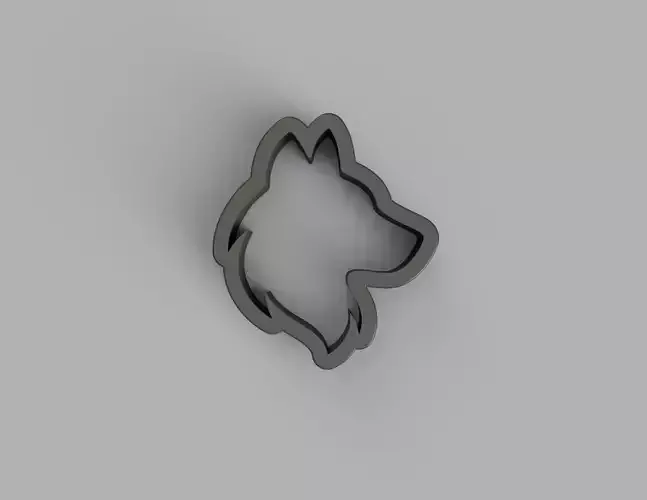 3D Wolf Stamp Perfect for Clay and Ceramic