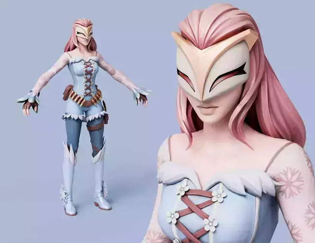 Nalia Scout Low-poly Rigged