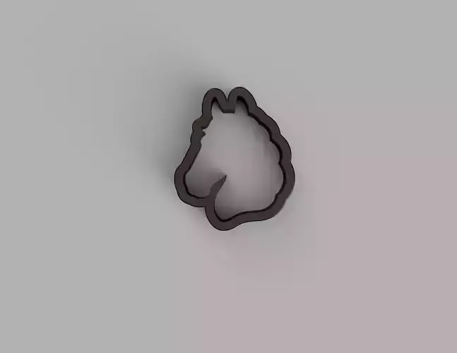 3D Horse Stamp Perfect for Clay and Ceramic