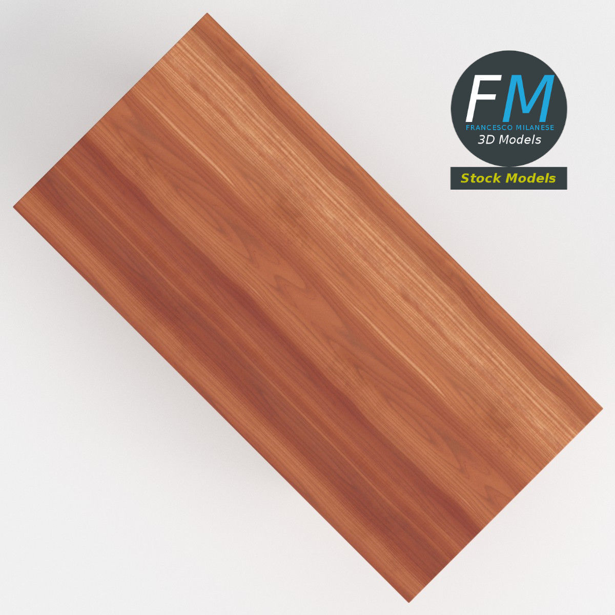 Table desk 17 3D model_6