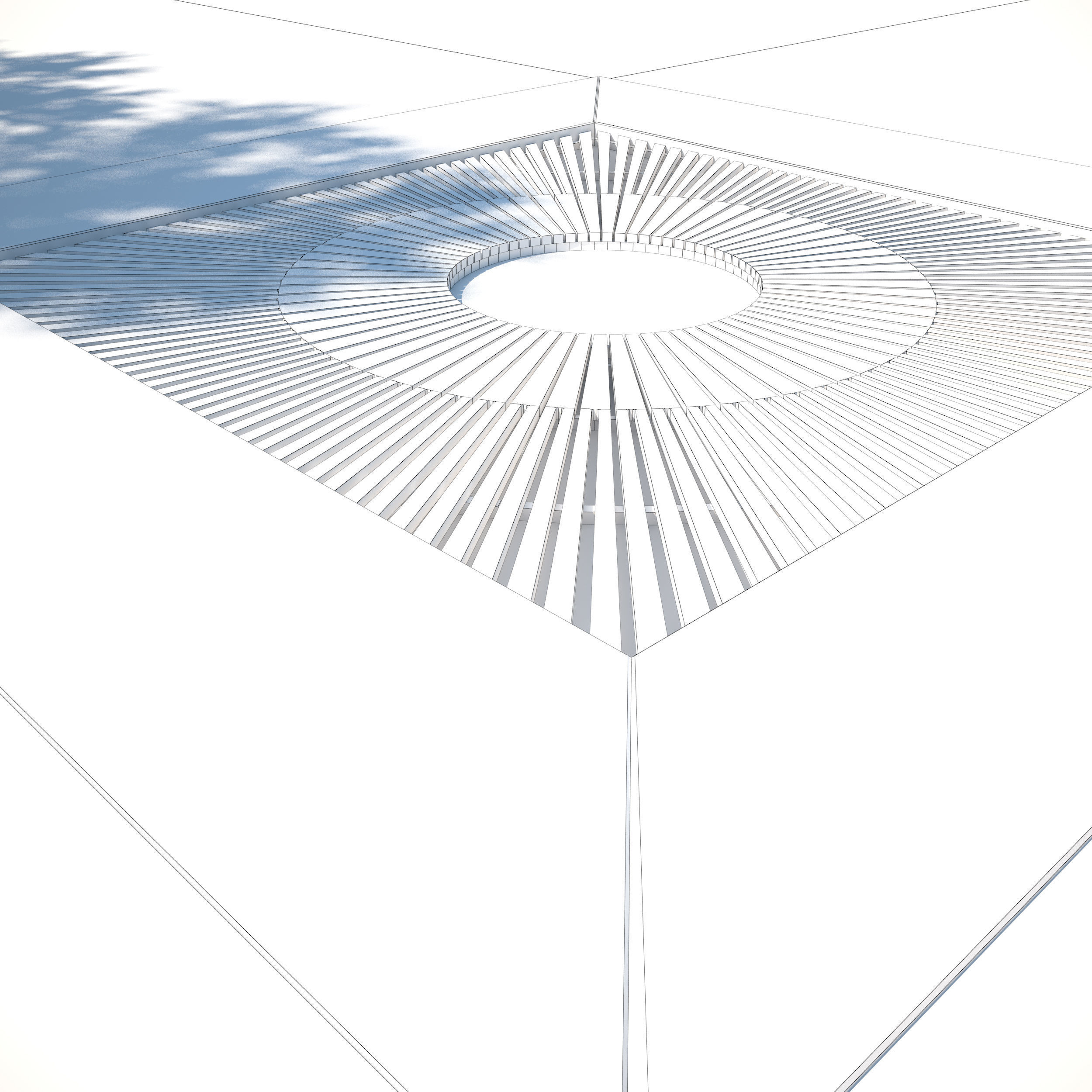 Tree Grate 02 3D model_2