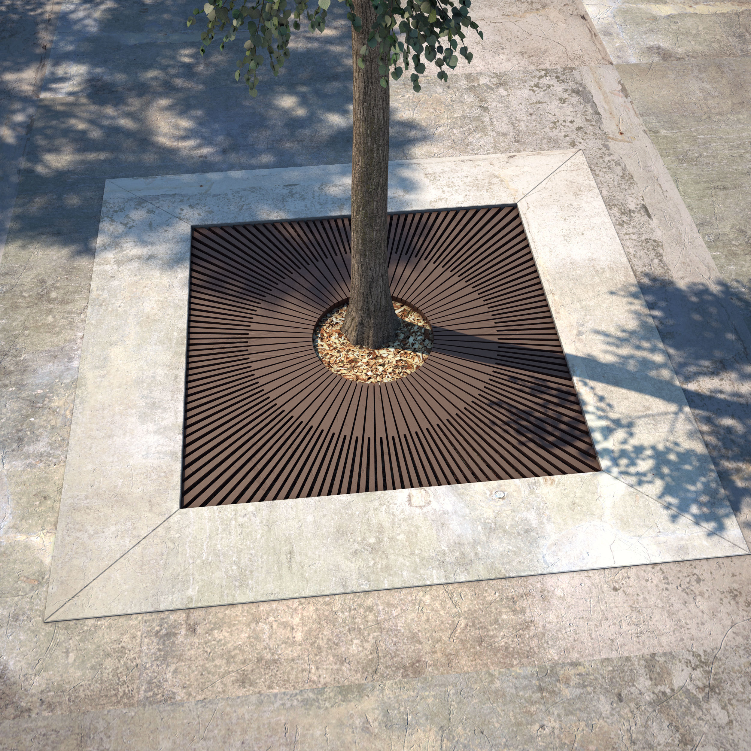 Tree Grate 02 3D model_1