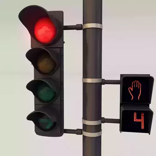 Traffic Lights 3D model