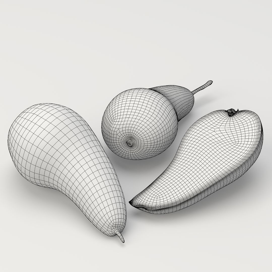 Conference  Pear 3D model_1