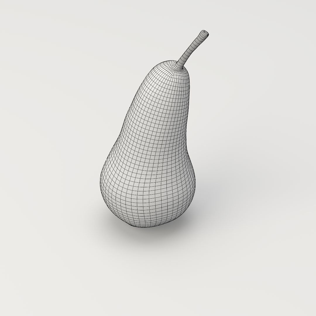 Conference  Pear 3D model_16
