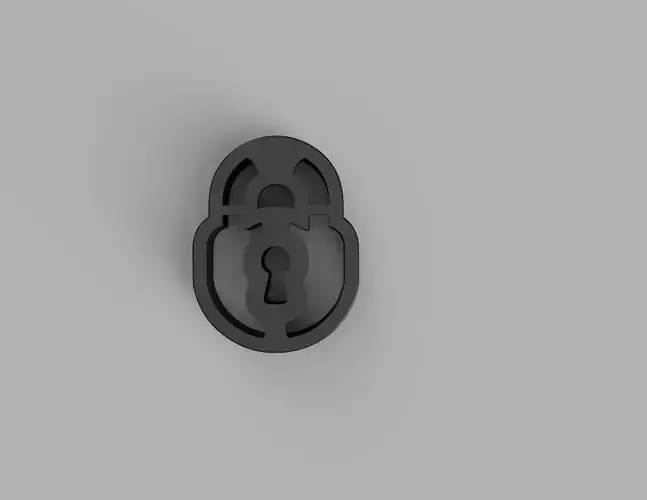 3D Padlock Stamp Perfect for Clay and Ceramic