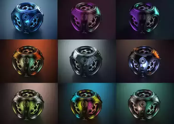 HDRI Studio 21 to 30 Texture
